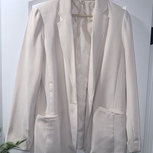 Elegant Cream Women's Blazer